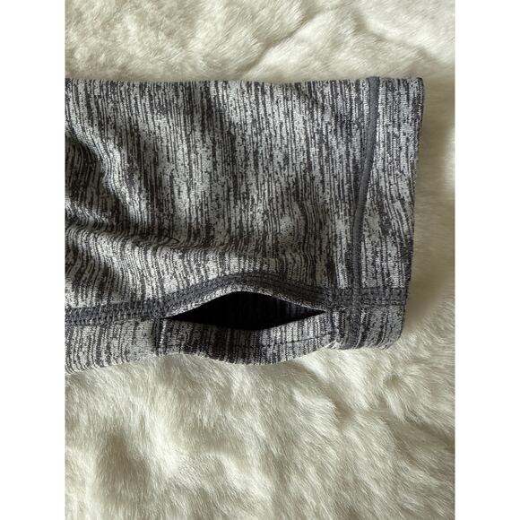 Paradox Womens Large Gray Base Layer 1/4 Zip Mock Neck Thumb Holes Pullover - Picture 8 of 9